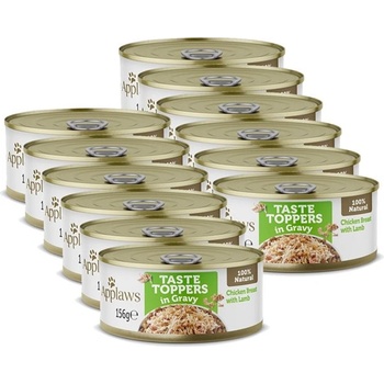 Applaws Dog Taste Toppers in Gravy пилешки гърди с агнешко 12 x 156 г