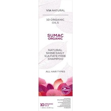 Via natural Šampon na vlasy bez lesku s bio sumachem 250 ml