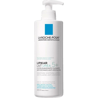 La Roche-Posay Lipikar Lait Urea 5+ zklidňující tělové mléko pro suchou a podrážděnou pokožku 400 ml
