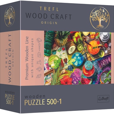 TREFL Wood Craft Origin Barevné koktejly 501 dílků