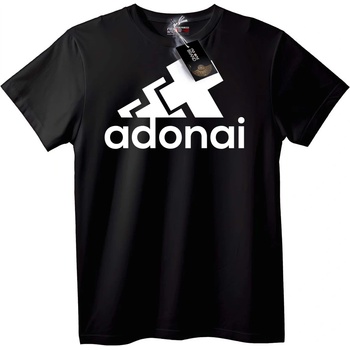 NOONEBRAND Тениска с лого Adonai - M, Black