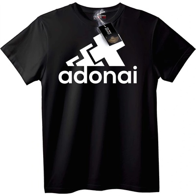 NOONEBRAND Тениска с лого Adonai - M, Black