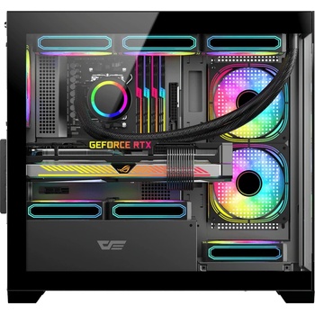 darkFlash DS900M Infinity Mirror + 6 fans