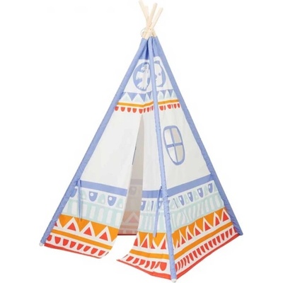 Classic World Детска индианска палатка Classic World - Типи, синя (CW54525)