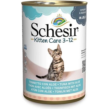 Schesir kitten тонзия с алое вера в желе 140 г
