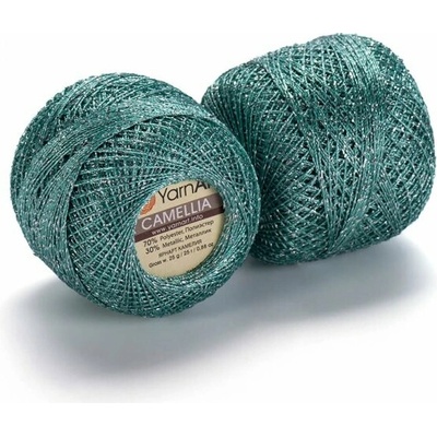 Yarn Art příze Camellia 427 ledová se stříbrnou nitkou