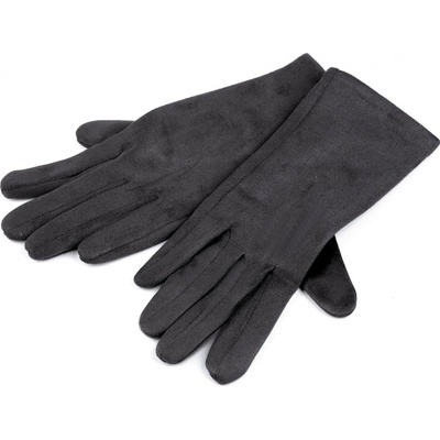 Dámske rukavice prechodné dotykové sivé kalná