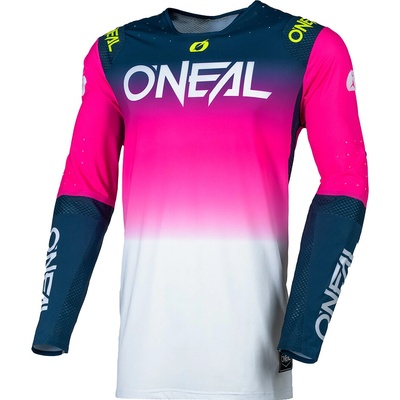 O´Neal dres PRODIGY FIVE FIVE bílá/růžová/modrá