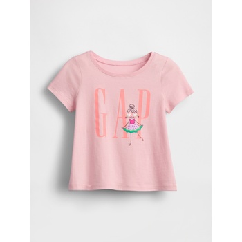 GAP Детска тениска с логото на GAP GAP | Rozov | Момичешки | 80