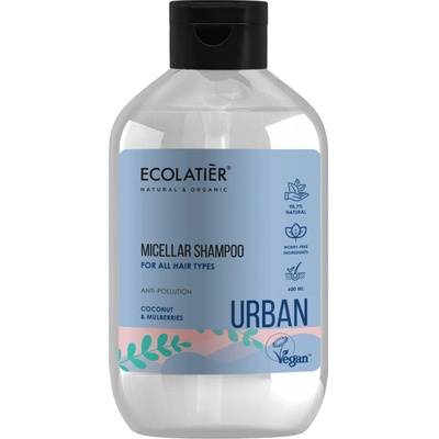 EO laboratorie Ecolatiér Urban Micelárny šampón na vlasy kokos moruša 600 ml