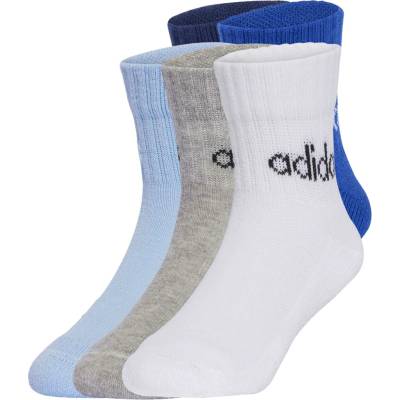 adidas Chlapčenské ponožky KIDS LINEAR ANKLE 5P Mix Čierna