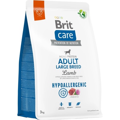 Brit Care Hypoallergenic Adult Large Breed Lamb 3 kg