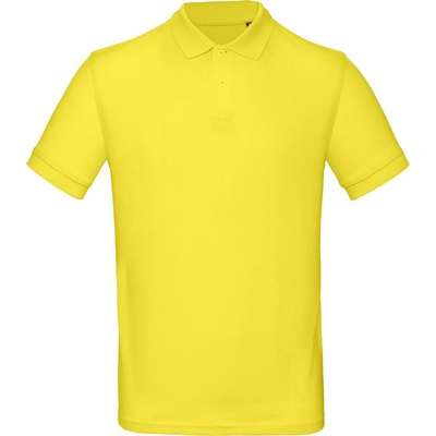 B&C Collection B&C INSPIRE POLO MEN / Мъжка поло тениска с къс ръкав от органичен памук - жълта XL (010430u3604)