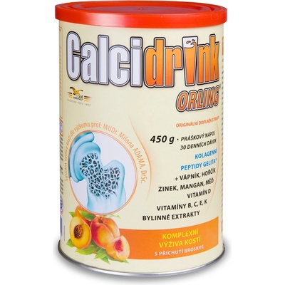 Calcidrink Orling nápoj broskev 450 g
