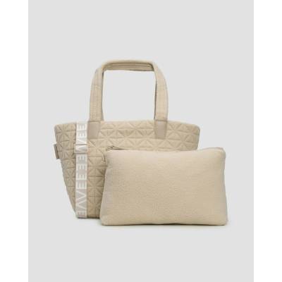 Vee Collective dámská kabelka Vee Tote Medium Sherpa V Béžové Barvě