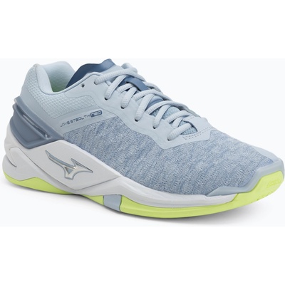 Mizuno Дамски обувки за хандбал Mizuno Wave Stealth Neo heather/white/neo lime