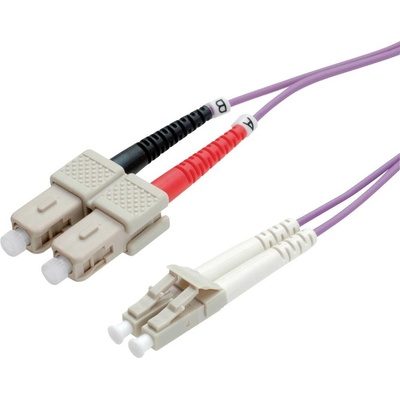Value 21.99.8762 Optický patch, LC-SC 50/125 (multimode), 3mm, duplex, OM4, 2m