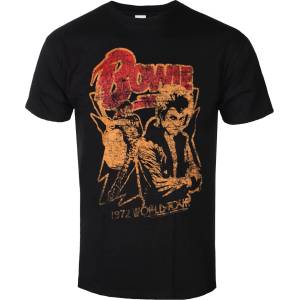 Low frequency Мъжка тениска David Bowie - 1972 Tour - LOW FREQUENCY - DBTS2205NTS