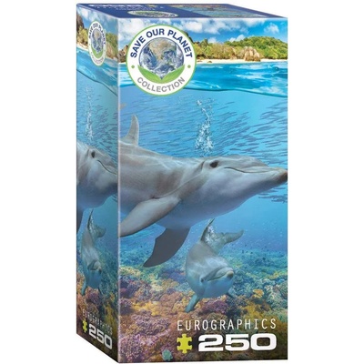 EUROGRAPHICS - Puzzle Save the Planet - Dolphins 250 - 250 piese