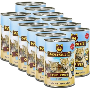 Wolfsblut Консерва Wolfsblut Cold River Puppy 12 x 395 г