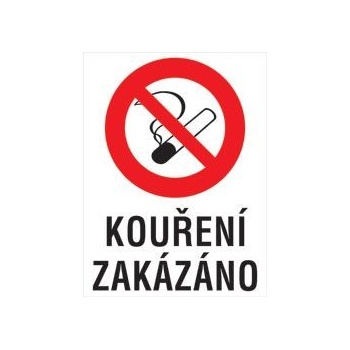 Plechová cedule , Zákaz kouření I.