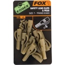 FOX Edges 7 Lead Clip + Pegs trans khaki