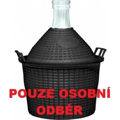 Demižon 20 L chráněný plastovým obalem