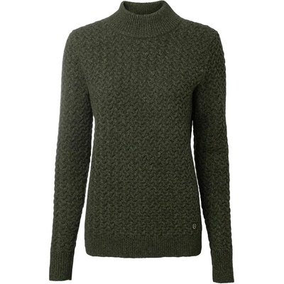 Chevalier Дамски вълнен пуловер Chevalier Women's Minley Mockneck Wool Pullover Wool jumper - Dark Green - размер 46 (EU) (105-5230-0116)