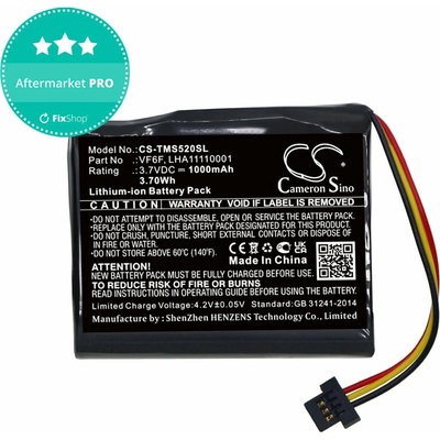 Baterie pro TomTom Start 52, 1000mAh, Li-Ion, 3.7V, VF6F, HQ – Hledejceny.cz