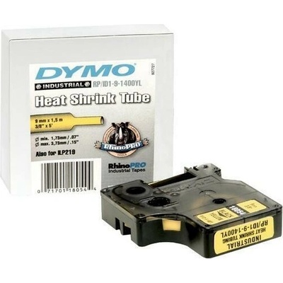 Zmršťovacia bužírka 6mm DYMO Rhino Čierna na bielej
