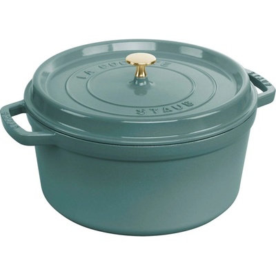 Staub Liatinový hrniec s pokrievkou Cocotte, eukalyptová, 20 cm / 2,2 l 1025319