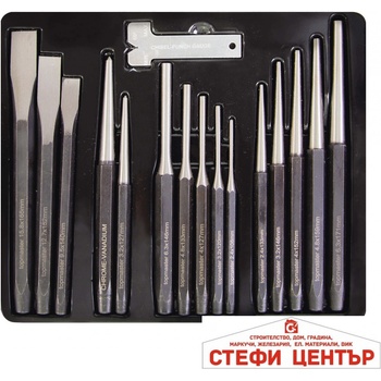 Topmaster Professional Пробои и секачи к-т 15бр +ъгломер cr-v tmp (499921)