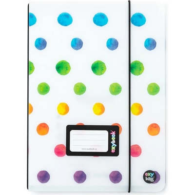 Oxybag Sešit PP Oxybook A5 Dots colors