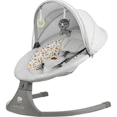 KinderKraft - Бебешка люлка с мелодия 2в1 lumi светлосив (ag0571)