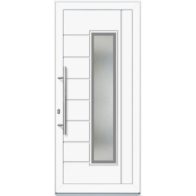 Solid Elements T054 biele presklené ľavé 100 x 210 cm W1DRBCZTK1.0037