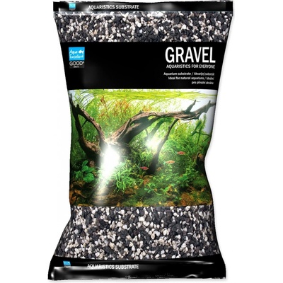 Aqua Excellent drť černá bílá 4-8 mm 8 kg – Zboží Dáma