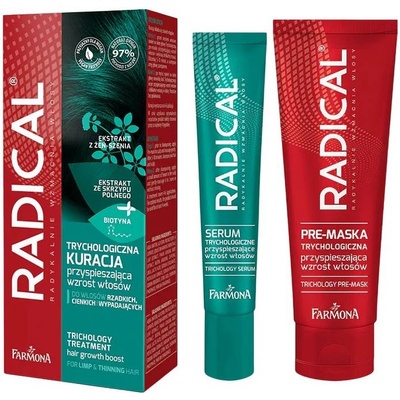 Farmona Natural Cosmetics Laboratory Radical Трихологична пребиотична терапия за коса, 2 части