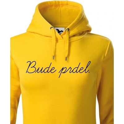 Dámska mikina Bude prdel Žlutá – Zbozi.Blesk.cz