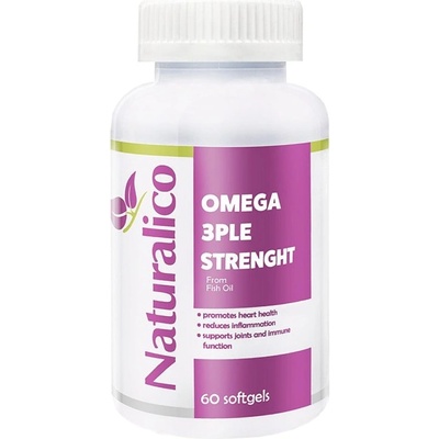 Naturalico Omega 3PLE Strenght [60 Гел капсули]