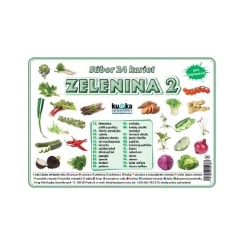 Kupka Petr Súbor 24 kariet - zelenina 2