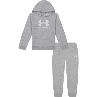 Under Armour Детски комплект Under Armour Big Logo Set Infant Boys - Grey/White