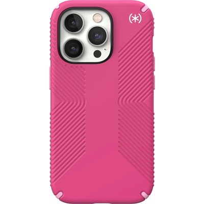 Speck Калъф за Apple iPhone 14 Pro, Speck Presidio 2 Grip, MagSafe, антимикробно покритие, розов (150146-3067)