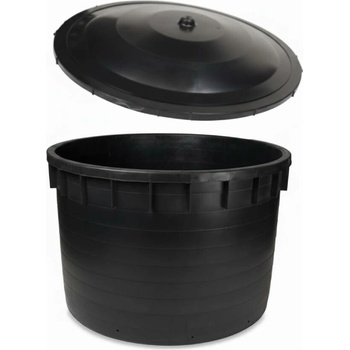 Benco Sud na dešťovou vodu černý 500 l s víkem