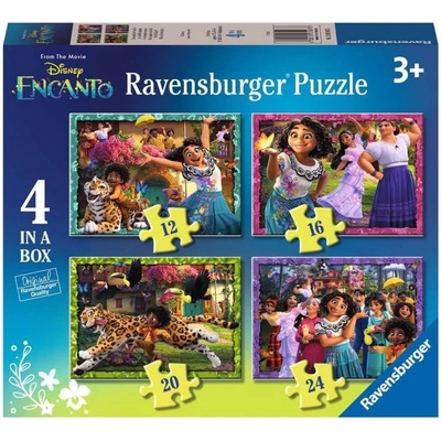 Ravensburger Пъзел Ravensburger от 24 части 4 в 1 - Енканто (12001067)