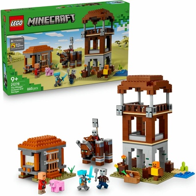 LEGO® Minecraft 21278 Základňa plieniteľov a Ničiteľ