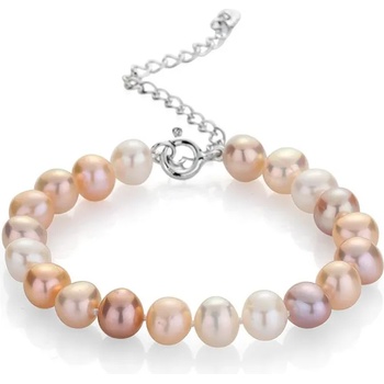 Image 1 of Swan Гривна със сладководни перли в три цвята 7.5-8мм R04378BM Swan
