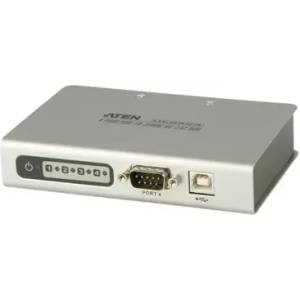 ATEN 4-портов хъб aten uc2324, usb към rs-232 (aten-uc2324-at) - xtreme