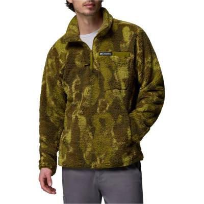 Columbia Мъжки поларен пуловер Columbia Rugged Ridge High Pile Half Zip Fleece jumper - Mossy Green Treebark (005-6148-0713)