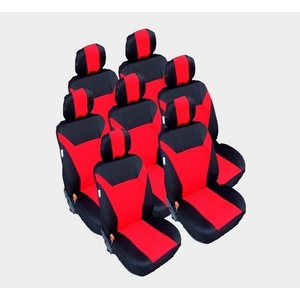  Калъфи тапицерия за VW Touran, Sharan, Ford Galaxy, Citroen C8, Peugeot 307SW, Citroen C4, Peugeot 806, 807, Червен цвят