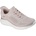 Skechers Дамски маратонки Skechers Womens Engineered Knitted Bungee Slip-On Runners - Natural/Gold